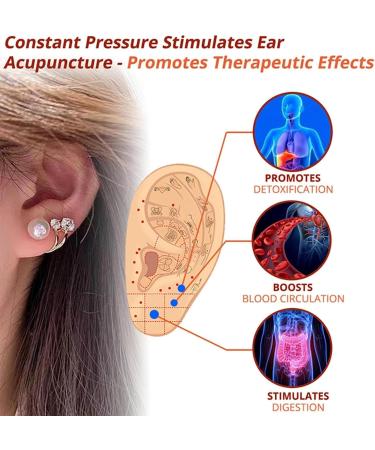 Bukisa Magnetic Slimming Earrings | Lymphatic Therapy Earrings for Women & Girls | Germanium Magnetic Earrings for Wellness - Buy Online on GoSupps.com
