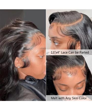 HEFABRIGHT HD Frontal Human Hair 13X4 Lace Closure Front Straight Wave Virgin Human Hair 13X4 Lace Frontal 150 Density Free Part Pre Plucked Hairline Baby Hair Around Natural Black 18 Inch 18 Inch Straight Wave 13x4 Lace Closure - Buy Online on GoSupps.com