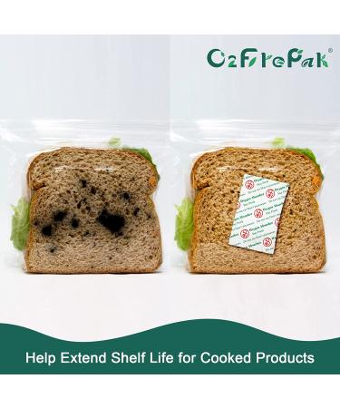O2frepak 100CC Food Grade Oxygen Absorbers (100-Pack) for Jerky & Food Storage | Oxygen Indicator | 3x Absorption Capacity - Buy Online on GoSupps.com
