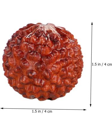 Buy Lurrose 2-St Carving Wood Baoding Stress Balls - Chinese Hand Massage Balls for Relaxation | International Shipping - Buy Online on GoSupps.com
