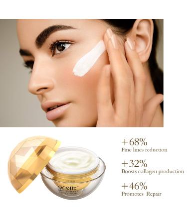 Anti Aging Face Cream with Retinol Hyaluronic Acid & Vitamin C - Moisturizer for Wrinkles & Fine Lines | Organic Day & Night Firming Cream 50ML - Buy Online on GoSupps.com