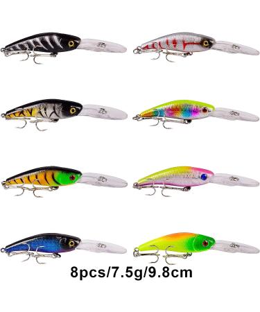 BAIKALBASS Bass Fishing Lures Kit Set - Topwater Hard Baits, Minnow, Crankbait, Pencil, VIB, Swimbait - 43pcs for Bass Pike in Saltwater & Freshwater - Buy Online on GoSupps.com
