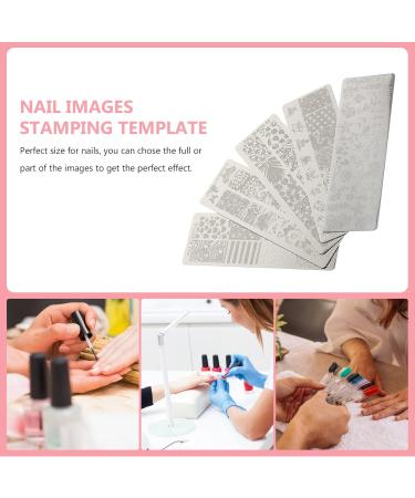 5pcs Nautical Animal Nail Art Plates - Sea Fish Stencil for DIY Manicure & Nail Decoration Tools - Buy Online on GoSupps.com