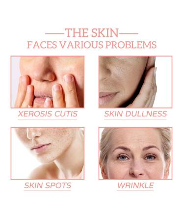 Buy Vitamin C Face Serum - 5 In 1 Anti-Aging Formula with Vitamin E Hyaluronic Acid Collagen & Nicotinamide - Moisturizing Firming & Skin Tone Evenness 30ml - Buy Online on GoSupps.com