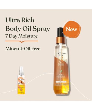 Sanctuary Spa Vegan Body Oil Spray 150ml - Cruelty-Free & Moisturizing - Buy Online on GoSupps.com