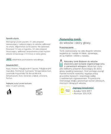 Buy Biolaven Tonic for Hair and Scalp Nourishing Treatment for Healthy Hair | International Shipping Available - Buy Online on GoSupps.com