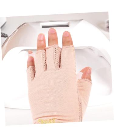 FRCOLOR 1 Pair sun protection nail anti-uv gloves Fingerless golf glove gloves anti-UV gloves for gel nail lamp nail lamp UV protection gloves for gel nail lamp golf - Buy Online on GoSupps.com