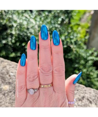 GZMAYUEN 6 Colors Chrome Nail Powder Metallic Gold Sliver Blue Purple Green Red Mirror Effect Nail Pigment Chrome Powder Set 14 - Buy Online on GoSupps.com