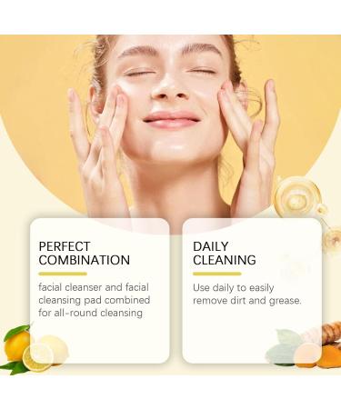 Turmeric Rejuvenating Cleansing Kit Turmeric Glow Combo Skincare Set Turmeric Cleansing Pads & Turmeric Glow Face Wash Moisturizer Exfoliation Hydration Glowing Skin Deep Cleansing Skincare - Buy Online on GoSupps.com