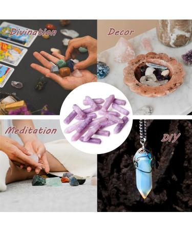 MAIBAOTA Lepidolite Healing Crystals Gifts Wands Hexagonal Pointed Gemstones Set Bulk for Women Beginner Chakra Stones Nature Reiki Spiritual Energy Balancing Protection Crystal 10pcs - Buy Online on GoSupps.com