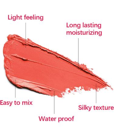 Solid Cheeks Blush 19g 3D Face Blush Rouge Moisturizer Stick Makeup Blush Stick Blush for Cheek Lip and Eye 0.7Oz - Buy Online on GoSupps.com
