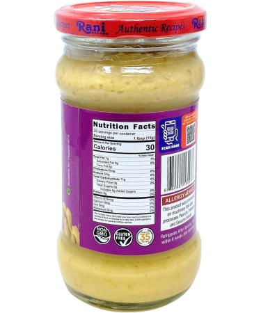 Rani Ginger Cooking Paste 10.5oz (300g) Glass Jar - Vegan, Gluten Free, Non-GMO | Indian Origin | 300g (Pack of 1) - Buy Online on GoSupps.com
