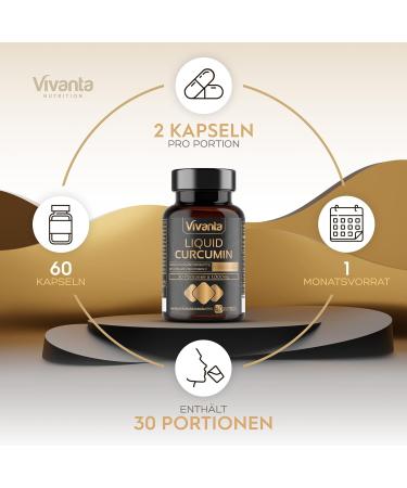 Liquid Curcumin Capsules - 60ct | High Bioavailability Turmeric Supplement | 500mg NovaSOL per Capsule - Buy Online on GoSupps.com