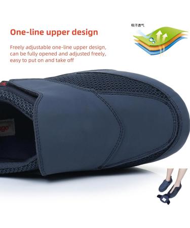 Buy Women's Diabetic Foot Shoes - Slip-on Orthopedic Shoes for Swollen Feet and Gout Relief | Adjustable Strap for Comfort and Support - Buy Online on GoSupps.com