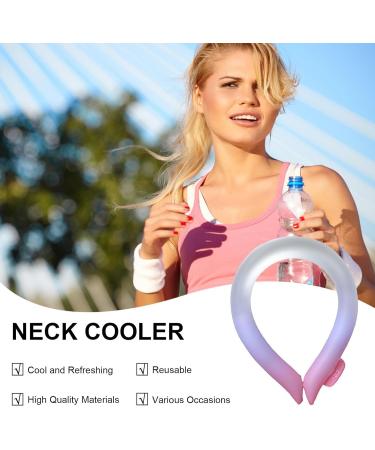 Cooling Neck Wraps Personal Cooling Tube for Hot Weather Wearable Ice Cooling Neck Tubes Hands-Free Neck Bands Coolers Ice Rings Neck Coolers for Hot Weather Hersil Hot Pink - Buy Online on GoSupps.com