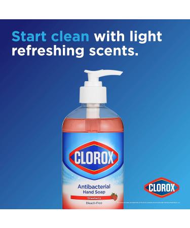 Clorox Liquid Hand Soap - 16 Fl Oz Pump Germ Eliminator Soft on Hands Tough on Dirt Strawberry Scented Hand Wash & Foam Soap - Buy Online on GoSupps.com