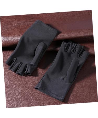 DOITOOL 5 Pair Gloves Uv Shield Glove Anti Uv Glove Manicure Glove Apparel Miss Elastic M Black - Buy Online on GoSupps.com