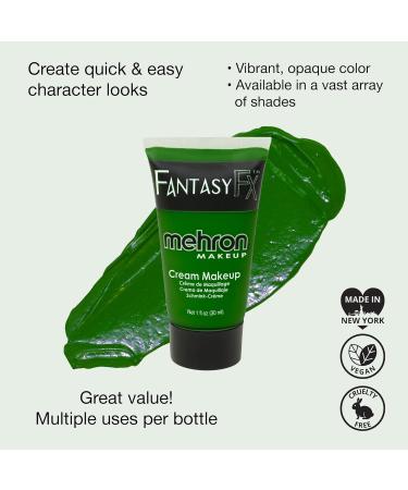Mehron Fantasy FX Kelly Green - High-Quality Face and Body Paint for Creative Looks | International Shipping Available - Buy Online on GoSupps.com