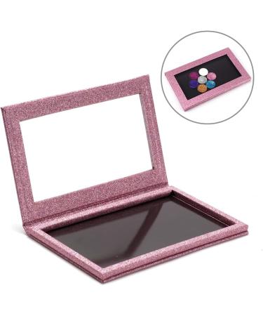Empty Magnetic Palette Makeup Storage Tool for Eyeshadow Powder Highlighter Keeps Pans Safe Travel Portable (Pink) - Buy Online on GoSupps.com