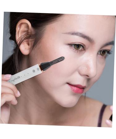 Eyelash Curler Portable Eyelash Dot Eyelash Holder Heated Eye Lash Curler Makeup Tool Beauty Tools Electric White to Rotate Abs 14.5X2.2X2.2CM - Buy Online on GoSupps.com