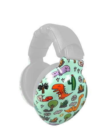 ZIPZ Magnetic Outer Shells  Compatible with ZIPZ Baby & Toddler Earmuffs  Simply Change Colors  Headphones SOLD SEPARATELY Dinos