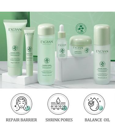 Centell Skincare Sets | 6-in-1 Teen Skin Care Kit | Complete Facial Care for Oil Control | Perfect Skincare Gift Set for Girls | Soothing & Hydrating Formula - Buy Online on GoSupps.com