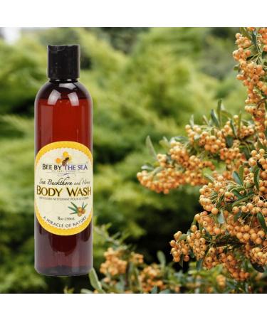 Bee By The Sea Buckthorn & Honey Body Wash - Natural & Scented for All Skin Types - 8 oz - Shop Internationally - Buy Online on GoSupps.com