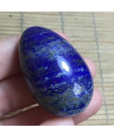 Natural Beautiful Lapis Lazuli Crystal Egg 40mm Suitable for Home Raw Stones and Minerals FUZEGRDLI - Buy Online on GoSupps.com