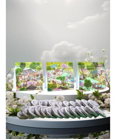 White Pu-erh Tea Tablets 8g per Tablet Tasting Box (Green Tea)