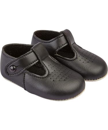 Early Days Baypods Baby Shoes | Soft Soled Pre Walker Shoes for Boys & Girls | T-Bar Style Shoe | Made in England | Black - Buy Online on GoSupps.com
