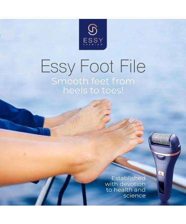 Essy Electric Foot Callus Remover Kit - Dead Skin Remover for Feet & Pedicure Tool - Buy Online on GoSupps.com