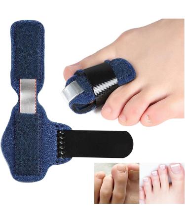 VEFSU Toe Stabilizer Support Splint for Curly, Hammer, and Curved Toes - Collagen Socks Included (One Size) - Buy Online on GoSupps.com