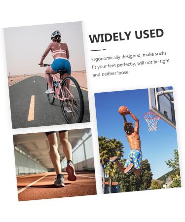 NOLITOY Arch Support Socks - Cushioned Sleeves for Plantar Fasciitis Relief | 8 Pairs of Foot Support Nylon Insoles - Buy Online on GoSupps.com