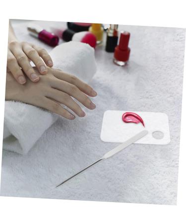 Buy 1 Set Cosmetic Mixing Palette & Tools - Foundation Mixing Tray & Spatula (17.5x15cm) - International Shipping Available - Buy Online on GoSupps.com