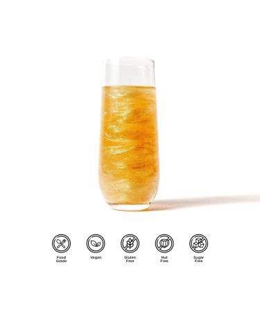 Blacksherbet Gold Edible Glitter 5g | KOSHER Certified | for Drinks, Cakes & Desserts - Buy Online on GoSupps.com