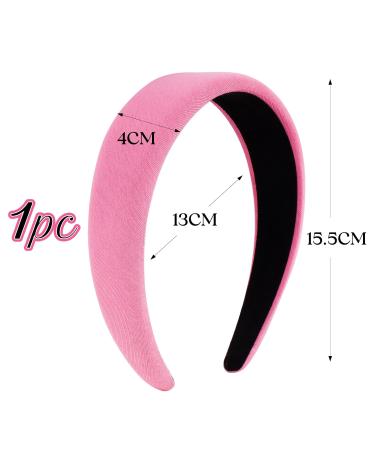 BOFUNX Pink Headband - Stylish Wide Hairband & Hair Accessories for Women & Girls - International Shipping Available - Buy Online on GoSupps.com