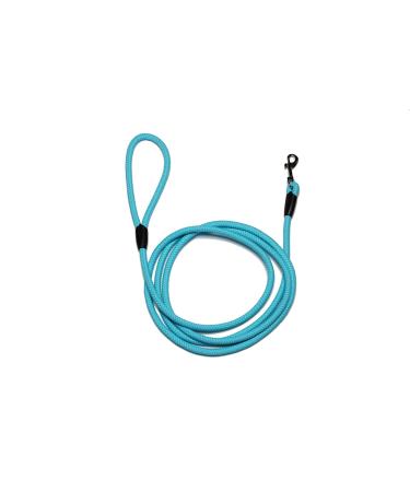 Leash - rope leash with hand loop Basic 10mm 27 colours 7 lengths (2.50 m turquoise) 2.50 m turquoise