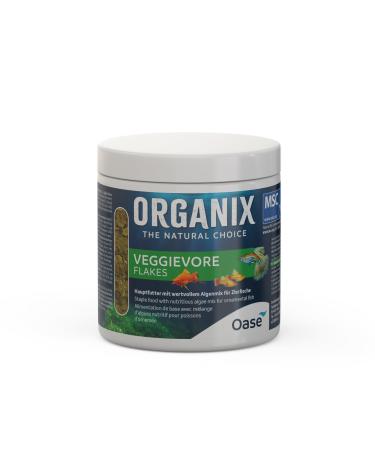 OASE ORGANIX Veggievore Flakes, 500 ML - Flake Food for Aquarium Fish, Main Food with High Algae Content