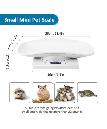 Buy Digital Pet Scales | Electronic LCD Weight Scale for Small Animals & Kitchen Use - Max 10 kg - Buy Online on GoSupps.com