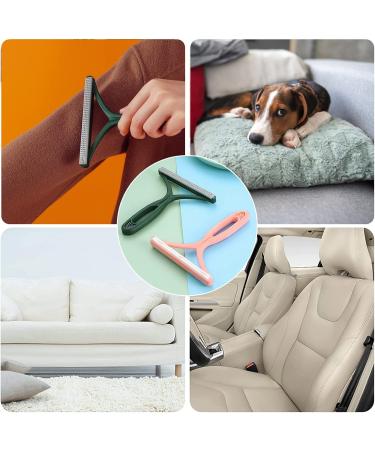 Puppbudd Animal Hair Remover Lint Roll - Reusable Lint Brush for Dog & Cat Hair - Effective Pet Hair Roller for Furniture Bedding & Couch - Eco-Friendly Green & Pink - Buy Online on GoSupps.com