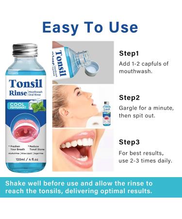 Tonsil Stone Remover - Natural Alcohol-Free Mouthwash for Bad Breath & Dry Mouth Relief - Buy Online on GoSupps.com
