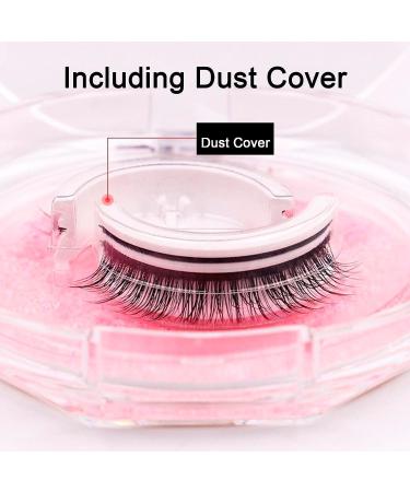 Dinghaole False Eyelashes Natural - 1 Pair Wispy Eyelashes Reusable 3D Lashes. Self Adhesive & Waterproof. No Glue or Eyeliner Needed. - Buy Online on GoSupps.com