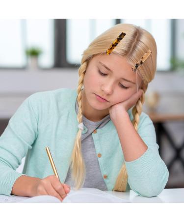 8 Pieces French Hair Clips - Leopard Pattern Duck Beak Clips for Women & Girls - Perfect for Fine Hair - Buy Online on GoSupps.com