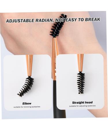 Buy Eyebrow Brush & Comb Set | 3Pcs Dual Lash Comb & Bendable Brushes for Perfect Mascara Removal | Foldable Lash Separator Tool - Buy Online on GoSupps.com
