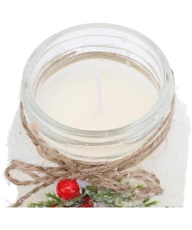 Handmade Frosting Covered Jar Candle - 18oz Soy Wax | Warm Ambiance & 10 Hours Burn Time | Perfect for Xmas Decoration - Buy Online on GoSupps.com
