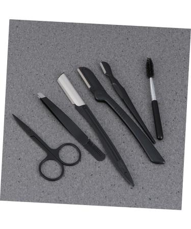 Frcolor Eyebrow Trimming Kit - Razor Scissors Brush & Comb | Perfect Eyebrow Grooming Set for Precision | International Shipping Available - Buy Online on GoSupps.com