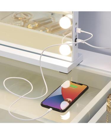 12V 2A Adapter for Hollywood Vanity Mirror - FENCHILIN Power Cord for Makeup Light Bulbs - Buy Online on GoSupps.com