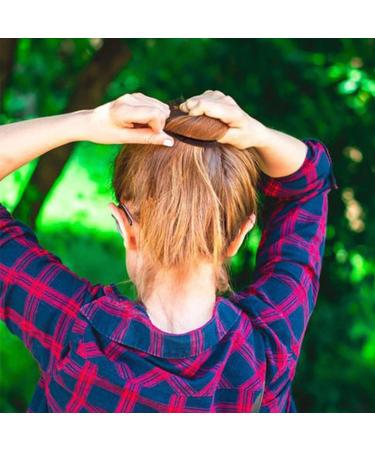 Hair Elastics No Damage Wide Hair Bands Hair Elastics | Hair Accessories Seamless Elastics Rubber Bands No Damage Ponytail Holders Pony Tails Hair Ties - Buy Online on GoSupps.com