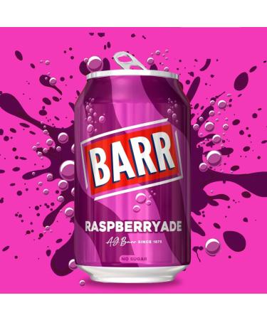 BARR Raspberries since 1875 Multipack Can Low Sugar 24x330 ml - Buy Online on GoSupps.com