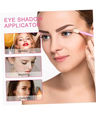 HAPINARY 100pcs Double Ended Eyeshadow Brush Makeup Sponge Makeup Eyeshadow Makeup Brush Plastic - Buy Online on GoSupps.com